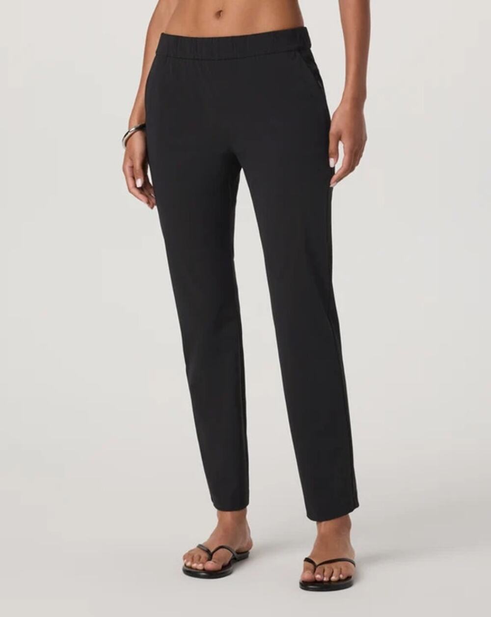 VUORI Miles Ankle Pant Black Sz L $110 {3E4}